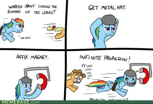 Troll Physics By The Ponies. They are learning our ways!.