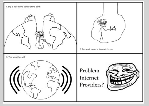 Troll WiFi. Thumb =). Rafi trtl. 't. partt, Problem Internet Providers?. wifi that can withstand magma? GENIUS