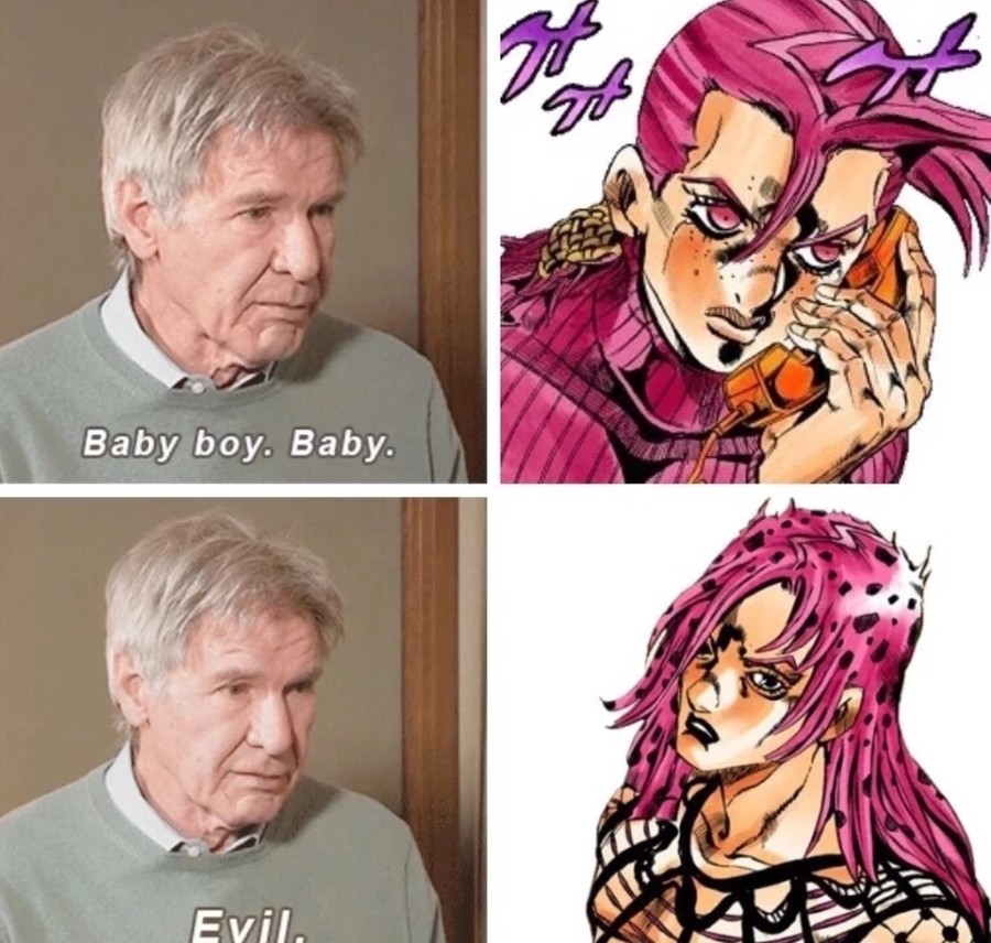 Trust the man. join list: JojoGeneral (624 subs)Mention History join list:. Doppio is part 5's goodest boy