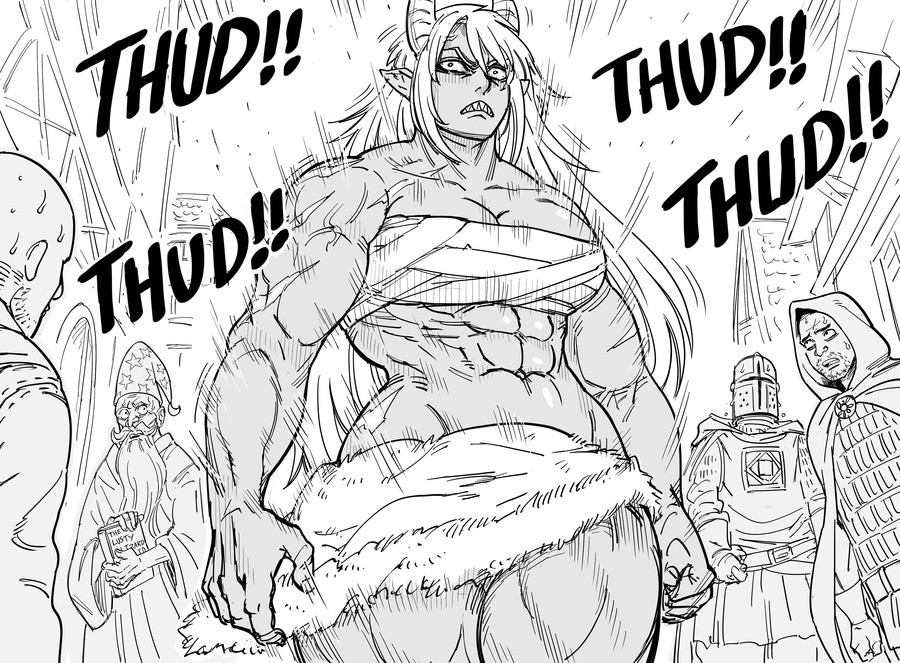 Tsundere ork who kills you. Sausage: .. need me a bitch like this that will actually kill meComment edited at .