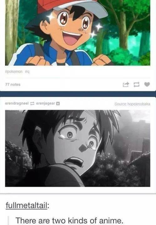 Two Kinds of Anime. . imat' i' were are two kinds of anime.. 3 kinds of anime