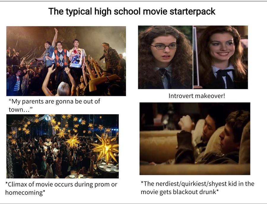 Typical High School Movie. .. the &quot;I Peaked in Highschool&quot; starter movie genre