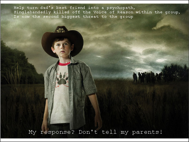 Typical Post-Apocalyptic Child. I hope my child isn't as dumb as this kid. Help turn dad' s beat friend into a psychopath, Singlehandedly killed off the of Rees