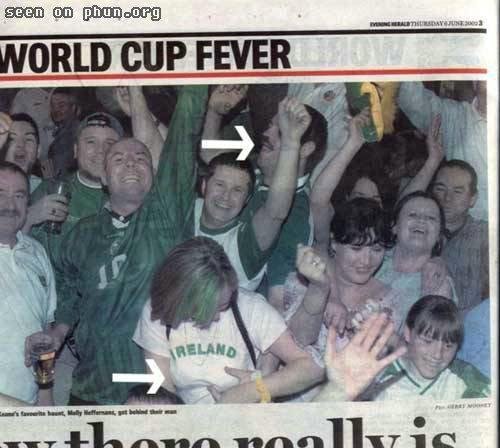 typical Irish. doing best for some traffic, sorry if its a repost. This was world cup 90, last time we did well on a international level. We would of had a good