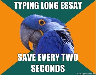 typing an essay. . TWINE MING ESSAY SAVE EVERY TIMI. paranoia saves lives.