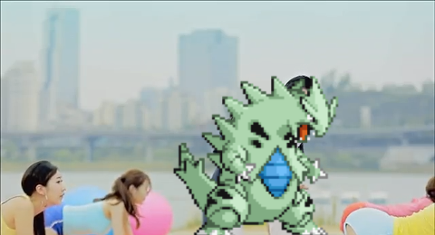 Tyranitar got gangnam style. .. getting real tired of your OP