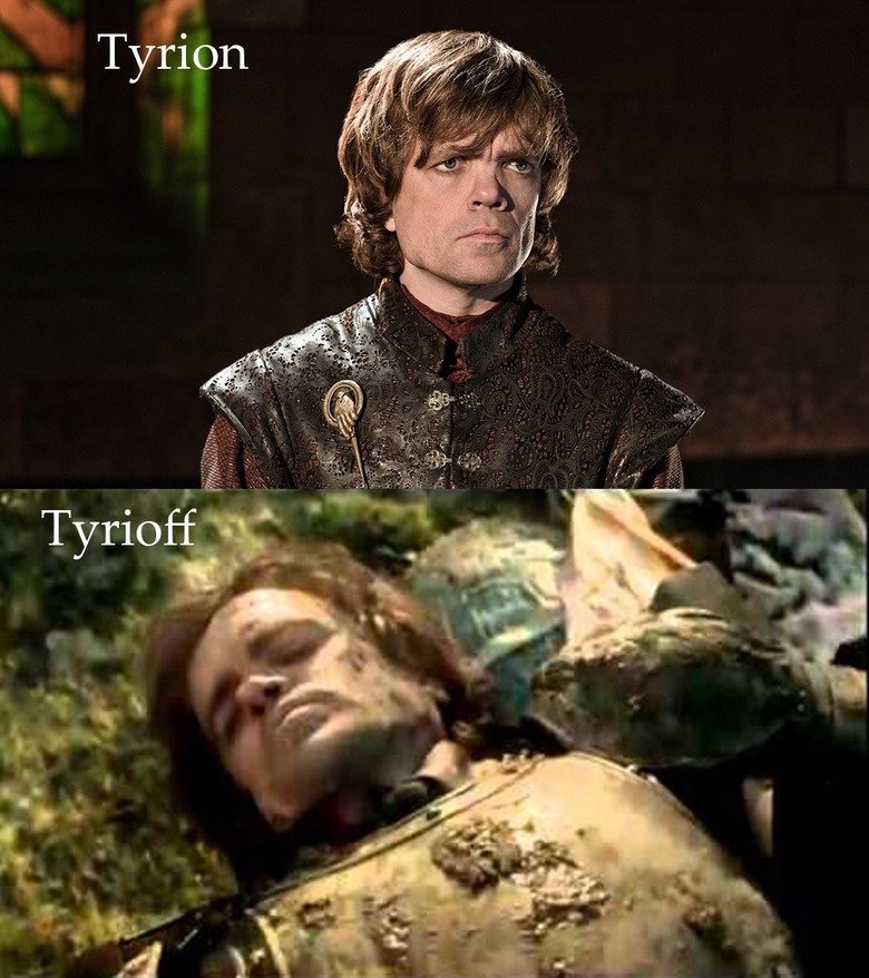 Tyrion. i love game of thrones.