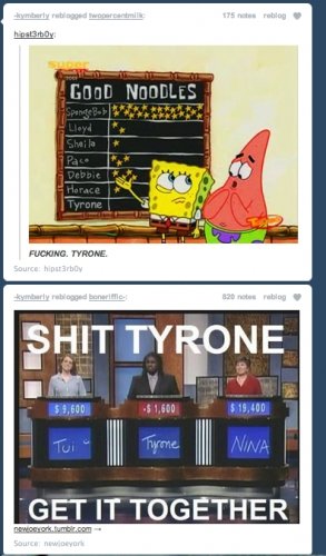 Tyrone. Don't look at the tags!.