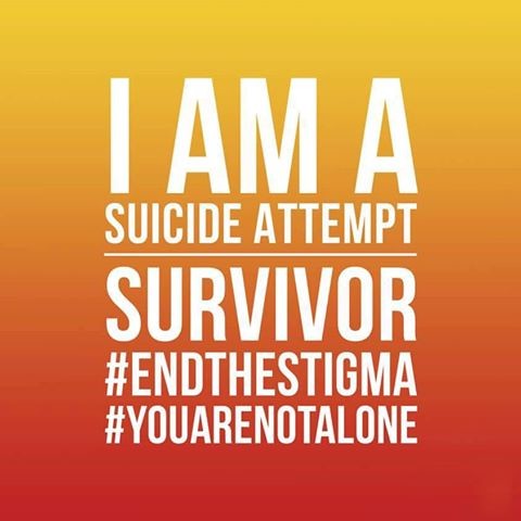 Tytuine Fita Umpi Amryedi. I'm all for getting people help for suicidal thoughts...but come on. Dont' celebrate the fact that you're a failure. ATTEMPT SURVIVOR