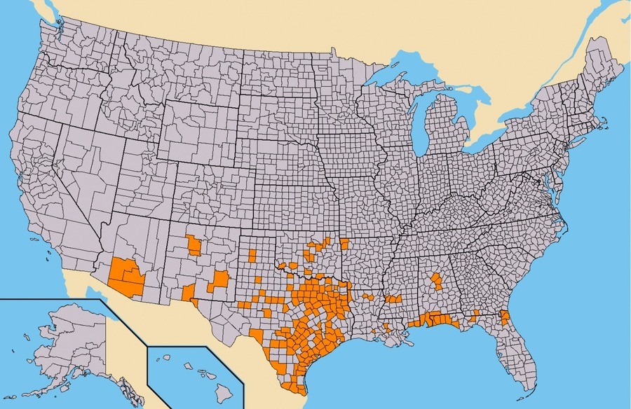 US counties that have a Whataburger