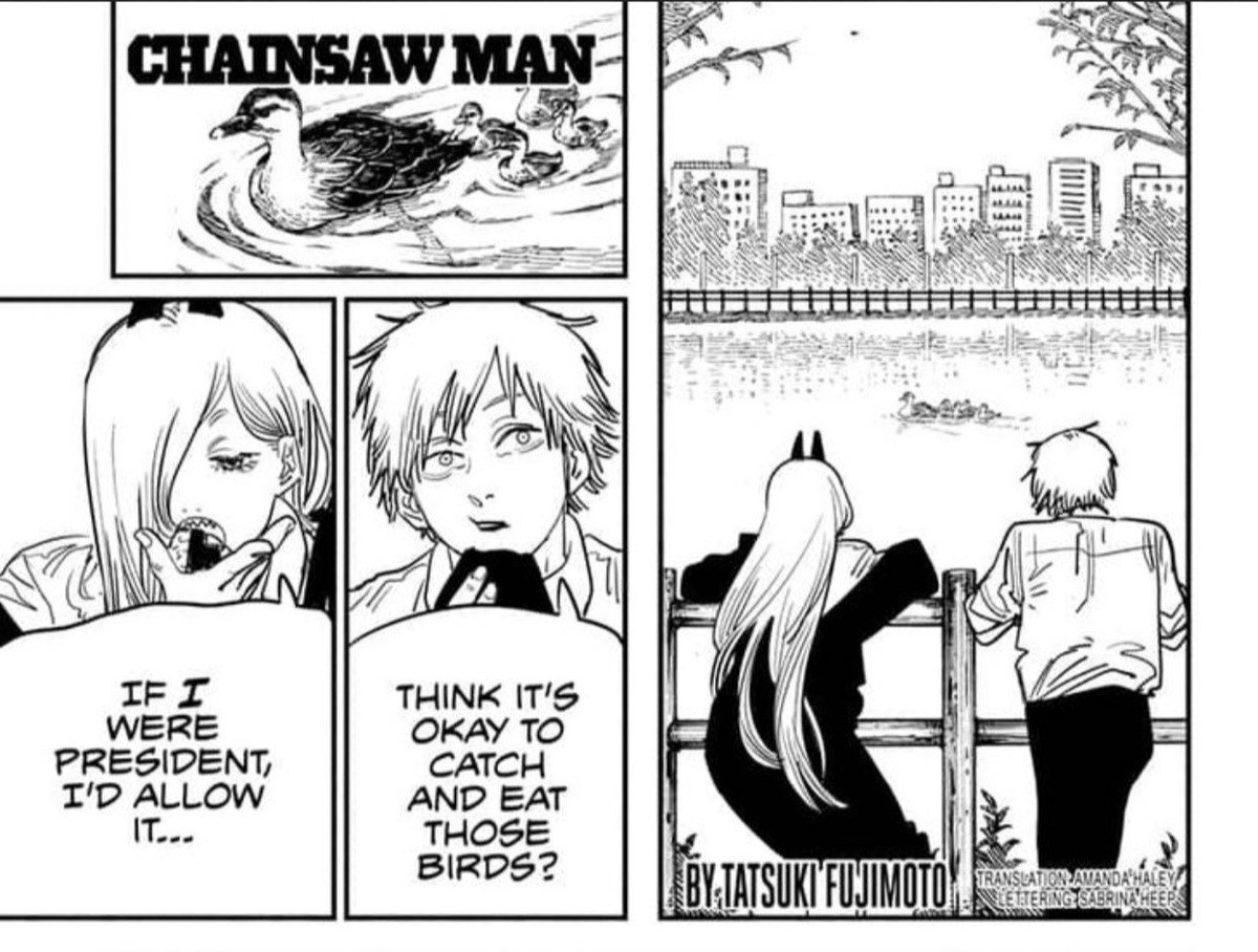 Vote Power. Chainsaw Man Chapter 55.. They share one brain cell, don't they?