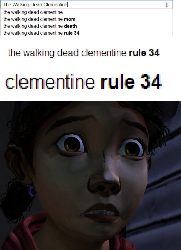 The walking dead clementine rule 34.
