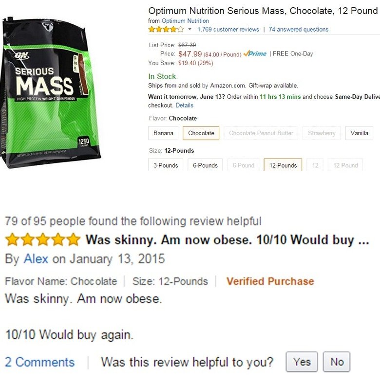 weight gaining. . Optimum Nutrition Serious Mass, Chocolate, 12 Pound from Optimum Nutrition ct _ 1, 769 customer reviews I 74 answered questions List Price: . 
