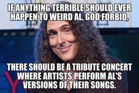 Weird al. . lall '' liefeld: THERE BE I TRIBUTE i/ Ill!?" sums.