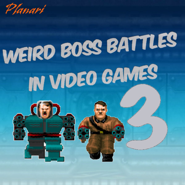 Weird boss battles in video games 3. .. I'm not sure what I expected when I saw &quot;Weird boss battles&quot;, but someone vomiting a god fetus and then someone else eating it was certainly not it.
