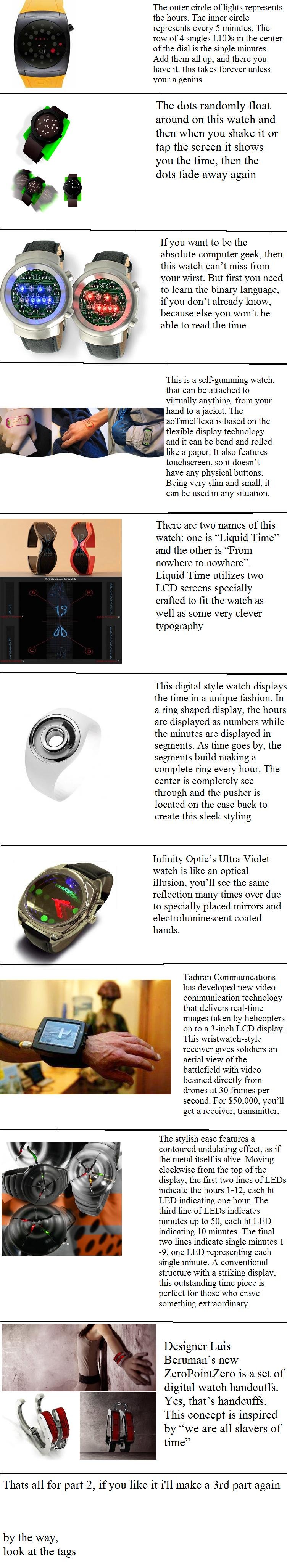 Weird Watches 2. EDIT: here is part one if you guys like it &lt;a href=&quot;pictures/337771/Weird+Watches/&quot; target=blank&gt;funnyjunk.com/funnypictures/33