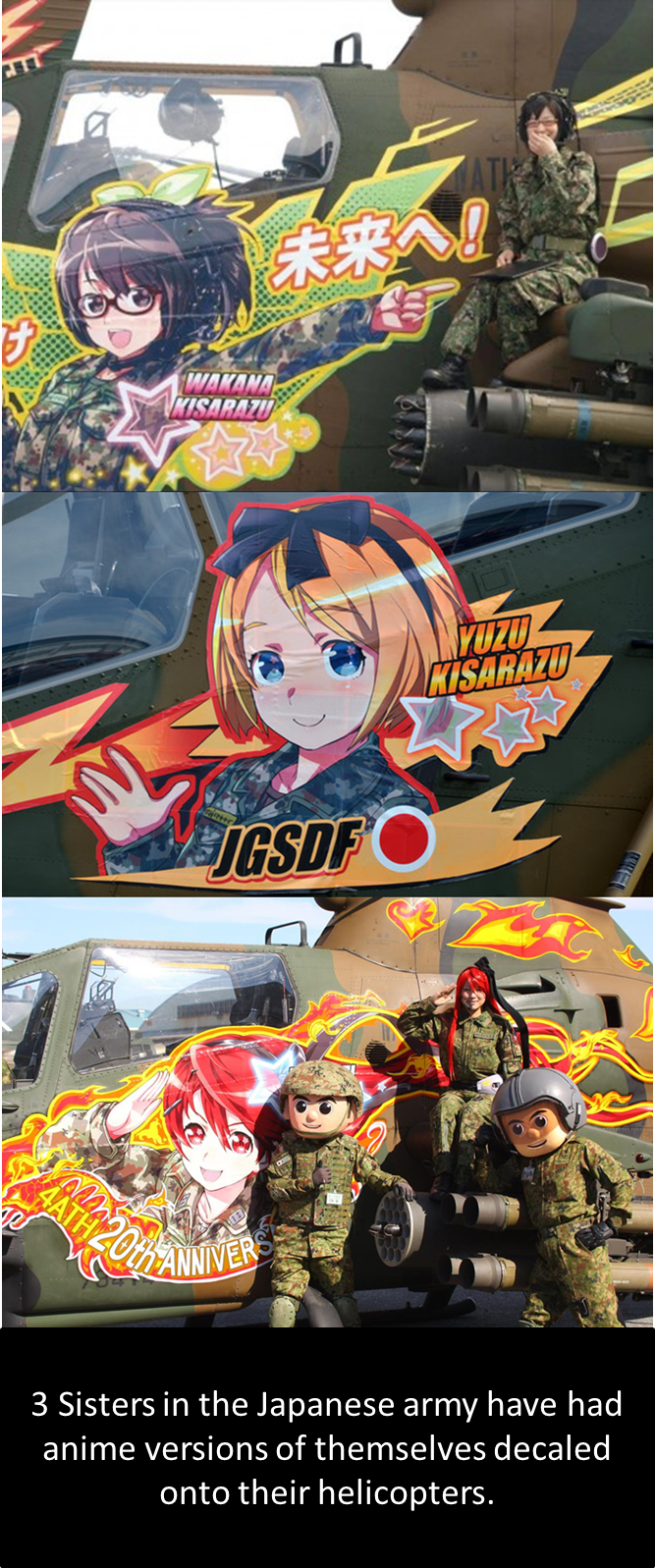 Welcome to Japan. Little bit compiled by me, sorry I couldn't Find any pictures of the middle girl with her chopper or any pictures of the fourth chopper Sauce: