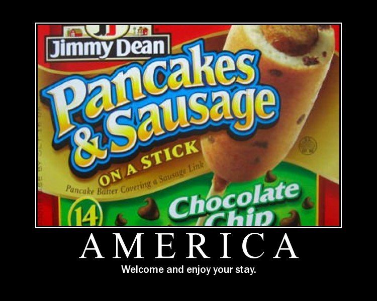 Welcome to America!. Tried it once.... better with syrup, but it still didn't help with the sense of disgust that we keep making everything TOO easy..... joy yo