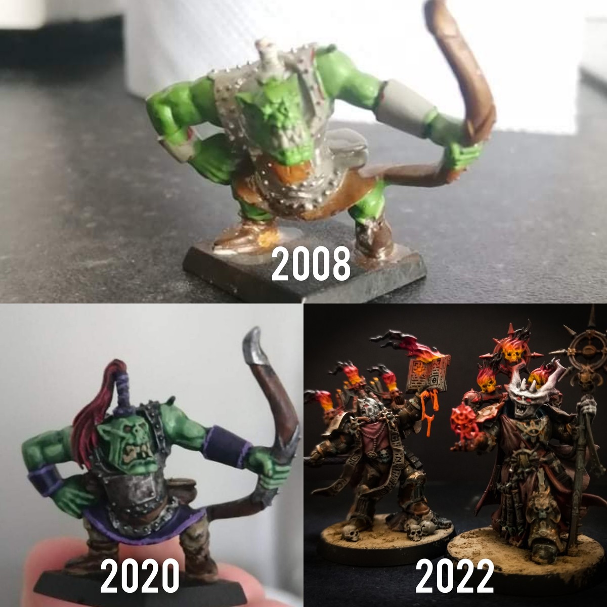 What a journey so far. I initially got back into painting when I decided to try restore some of my old lord of the rings models then some of my random warhammer
