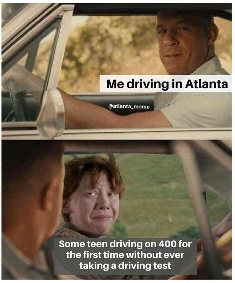 what speed limit ?. .. bro you joke but 400 is a death highway with the construction that is going on at the 285 interchange