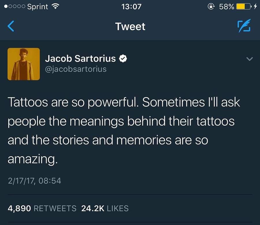 What Story Do These Tell?. . Tweet i' l., Jacob Pastorius 6 Tattoos are so powerful. Sometimes I' ll ask: people the meanings behind their tattoos and the stori