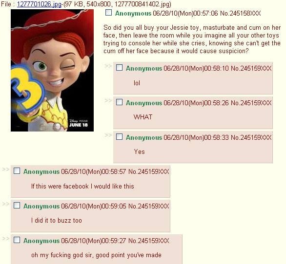 What the 4chan. That's enough Internet for the day. File z . jpg-() 37 KB, 540x800, 1277700841402. jpg) So did Wu all buy §, toy, masturbate and cum an her face
