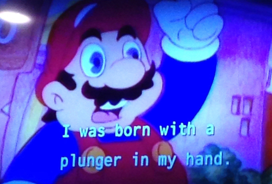 What the !. .. Truly, the mario anime was full of wisdom