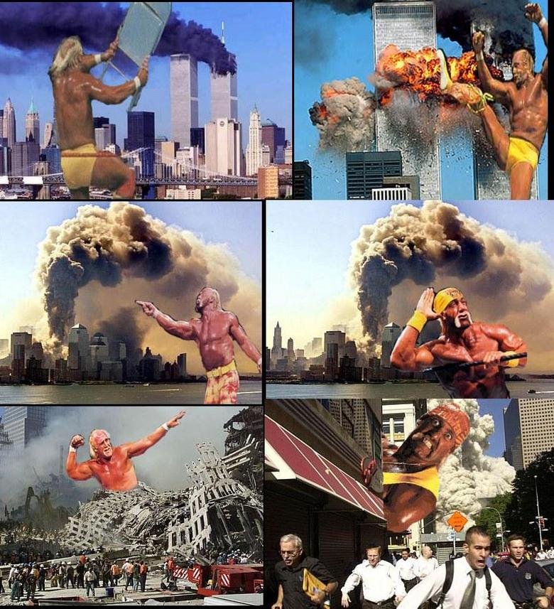 What really happened. The newest Conspiracy theory!&lt;br /&gt; Damn you Hulk Hogan!. I'll mum Kpa'. He's hulking out