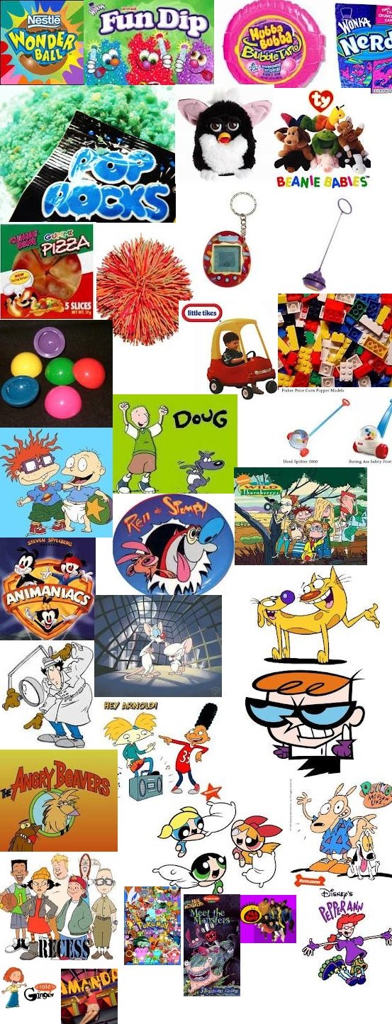 What the best childhoods were made of. Thumb if you nostalgia'd in your pants.. Hey OP , you forget something !