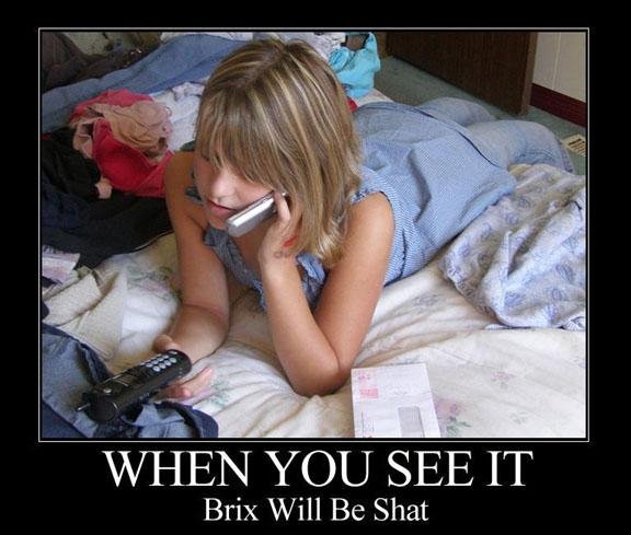 When you see it. brix o.0. vjr' ii, ier_ YOU srsrly: IT'' Brix Will Be Shat. Holy Shes not in the ketchen!!