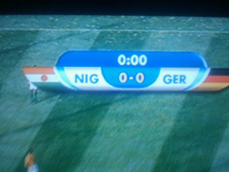 When you see it. Nigeria vs Germany.
