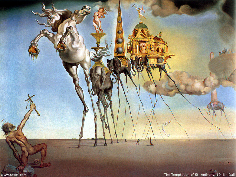When You See It. Thumbs For More&lt;br /&gt; Go To Profile For More. The Temptation of St. Anthony, 1946 - Dali. What? I dont quite..? There is nothing abnormal, surreal or what so ever in this picture. Nope... Just none whatsoever.