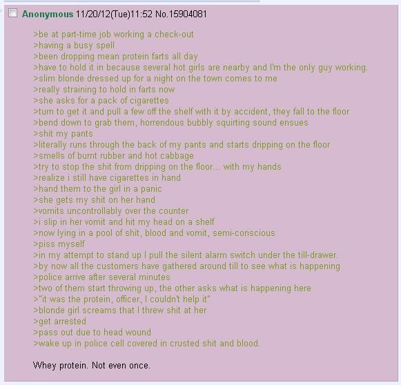 taking whey protein and not working out