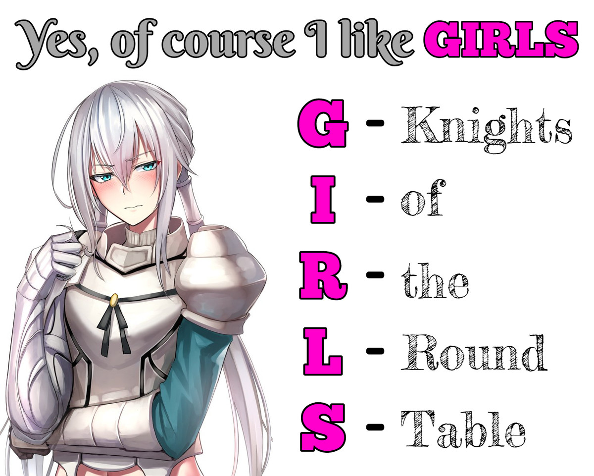 Yes, I like GIRLS. Source tasteingirlsis_perfect/ join list: Fate (422 subs)Mention History join list:. I too like girls