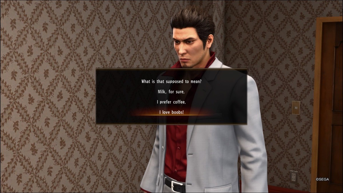 Your choices matter. .. Reminder that Kiryu is a Virgin and has never killed anyone.
