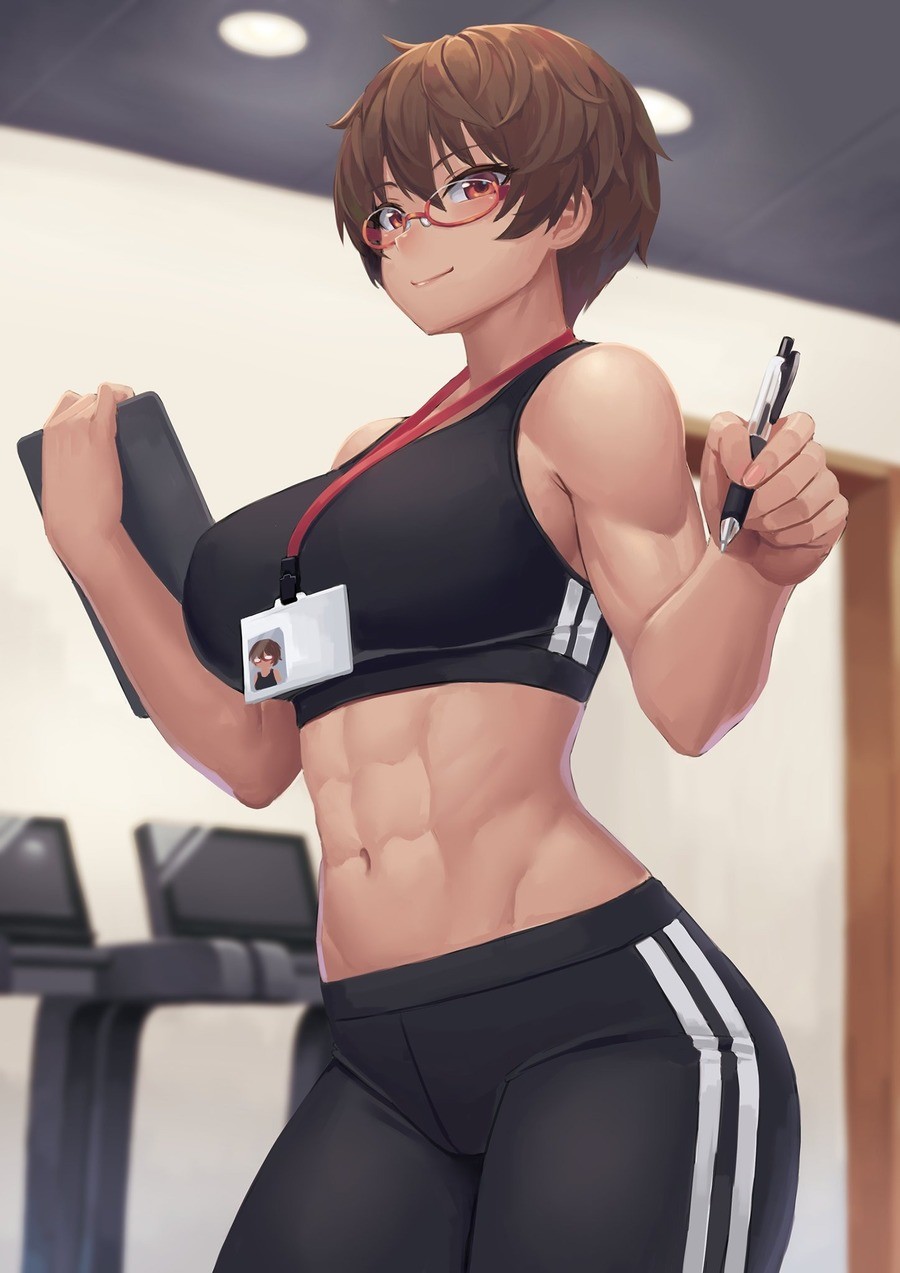 Your new personal trainer.. Source: @ranma1530 on Twitter.. Train me mommy