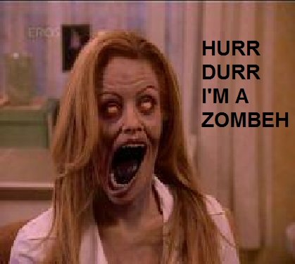 Zombie. OC by me. HURR. you look pretty bad