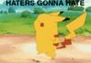 haters gonna hate pika style