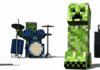 Head banging zombies and creeper