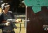 Kari Byron Shooting AK47 in Slow-Mo