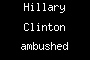 Hillary Clinton ambushed mid-speech