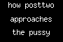 how posttwo approaches the pussy