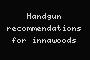 Handgun recommendations for innawoods