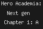 Hero Academia: Next gen   Chapter 1: A new beginning