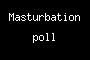 Masturbation poll