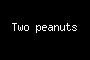 Two peanuts