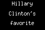 Hillary Clinton's favorite pokemon