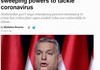 Hungarys PM given unlimited emergency powers due to virus