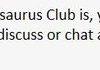 thesaurus club