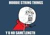 hoodie strings